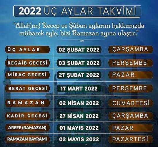 Üç Aylar 2 Şubatta Başlıyor