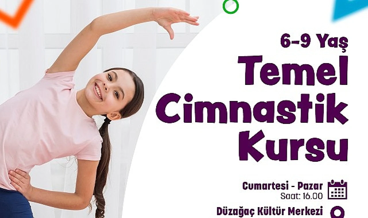 Gölcük Belediyesi tarafından tadilatı tamamlanarak yenilenen Düzağaç Kültür Merkezi’nde temel cimnastik kursu başlıyor