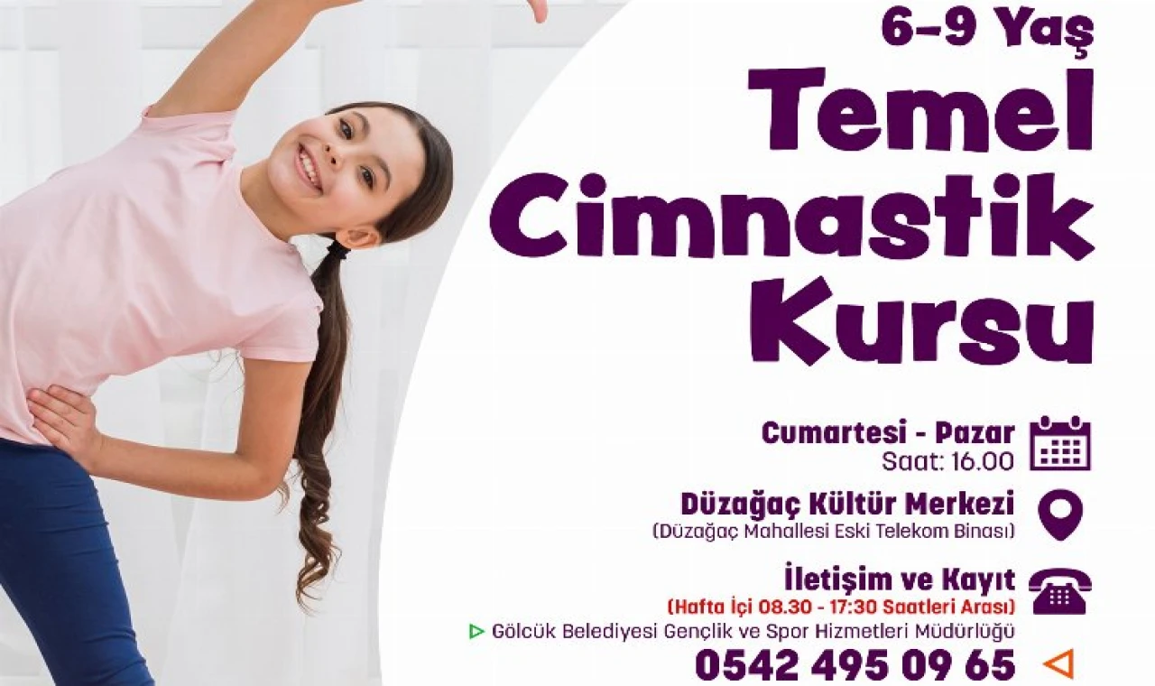 Gölcük’te temel cimnastik kursu başlıyor