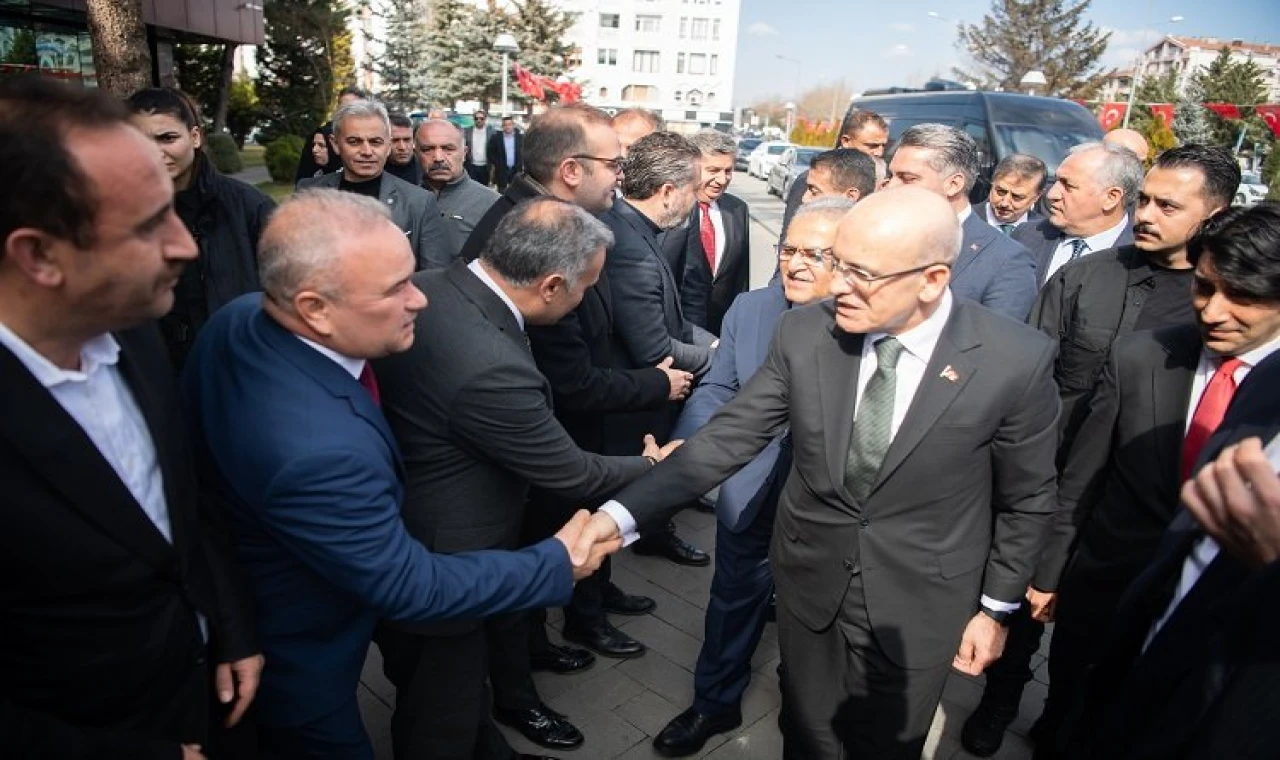 Hazine ve Maliye Bakanı Şimşek’ten Başkan Büyükkılıç’a ziyaret