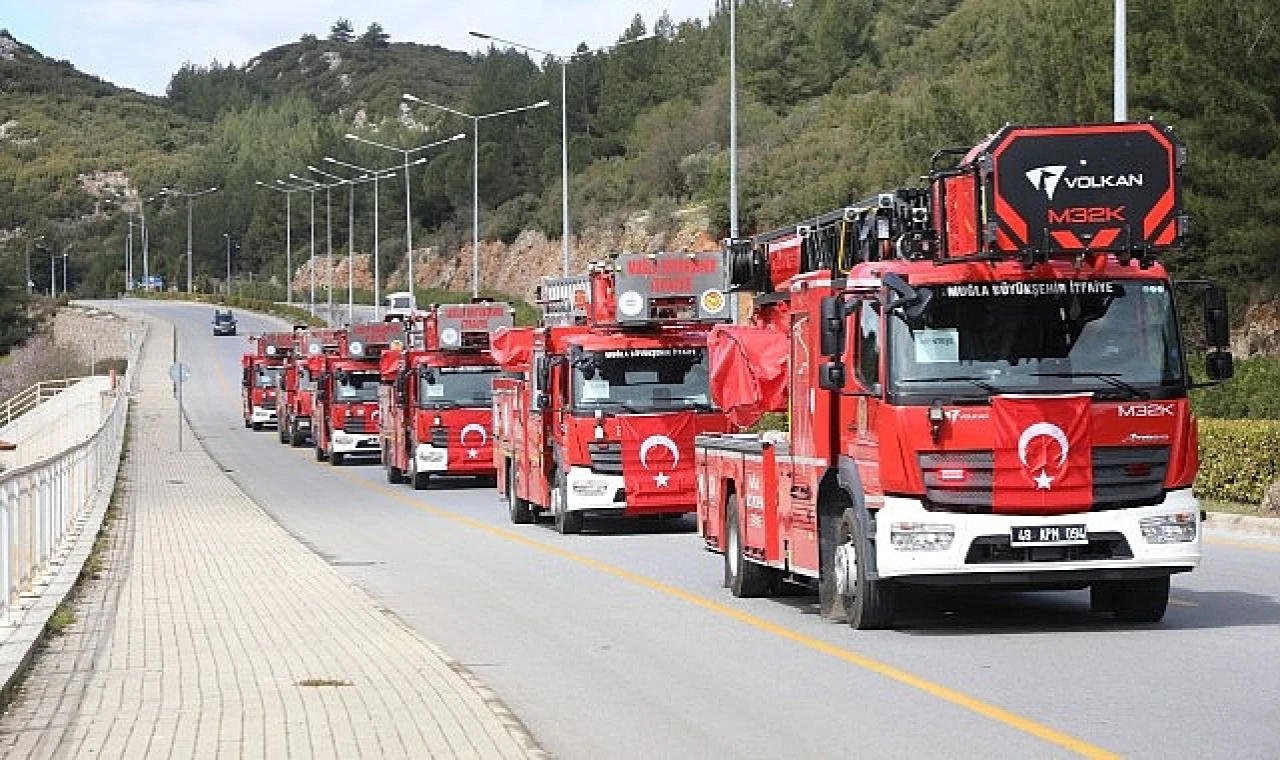 Büyükşehir İtfaiyesi’ne Araç ve Ekipman Takviyesi