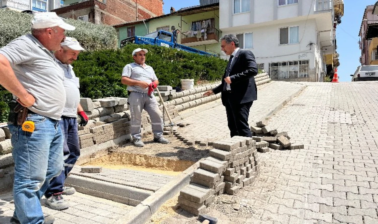 Bursa Gemlik’te ulaşıma merdiven kolaylığı