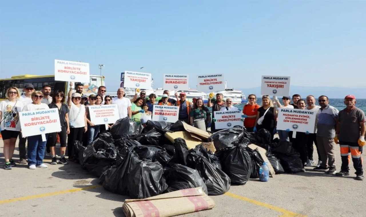 Bursa Mudanya’dan temizlik duyarlılığı!