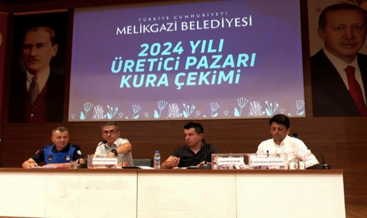 Kayseri Melikgazi Belediyesi Köy Pazarı’nda kuralar çekildi