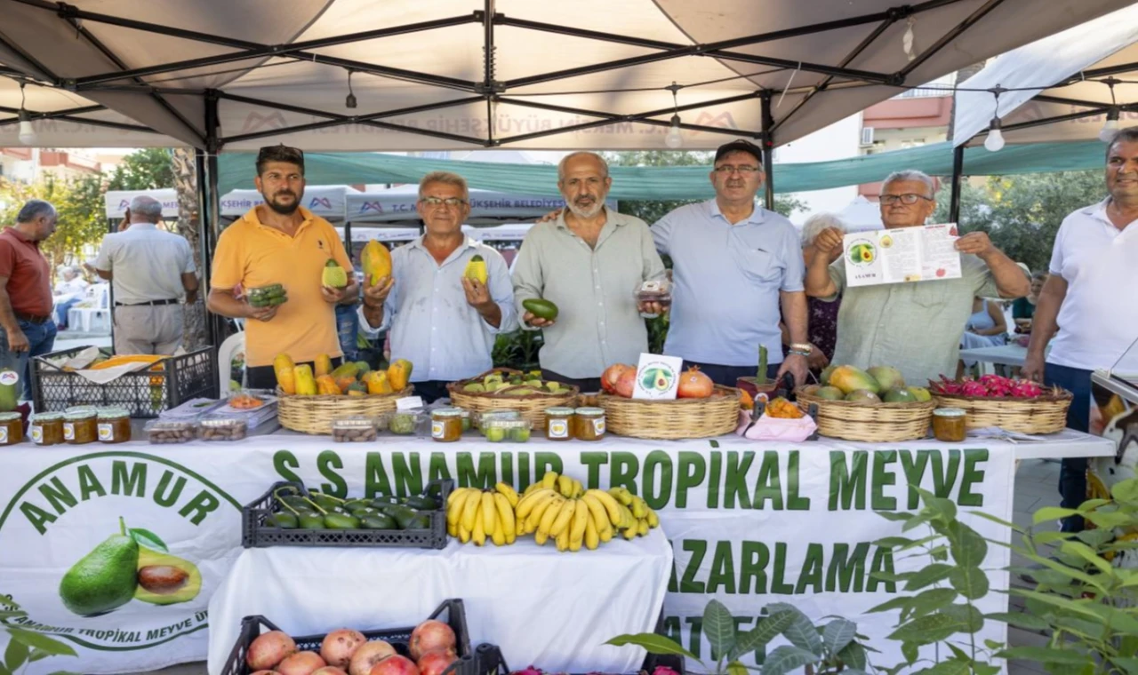 Mersin'de Tropikal Meyve Şenliği coşkusu