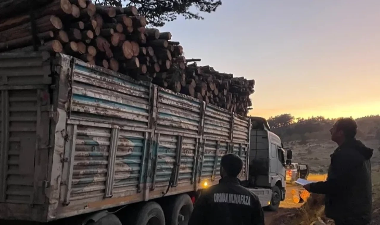 Bursa’da orman ürünleri taşıyan araçlara sıkı denetim!