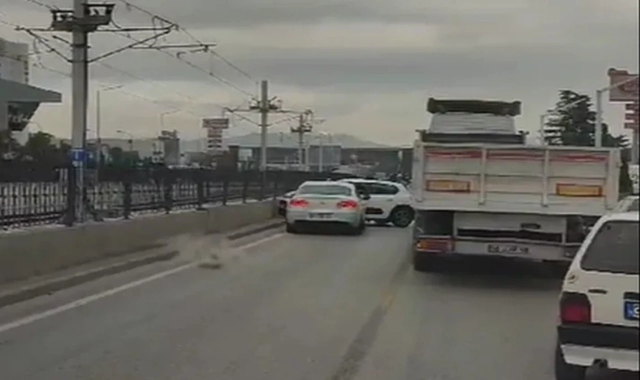 Bursa’da trafiği felç eden kaza