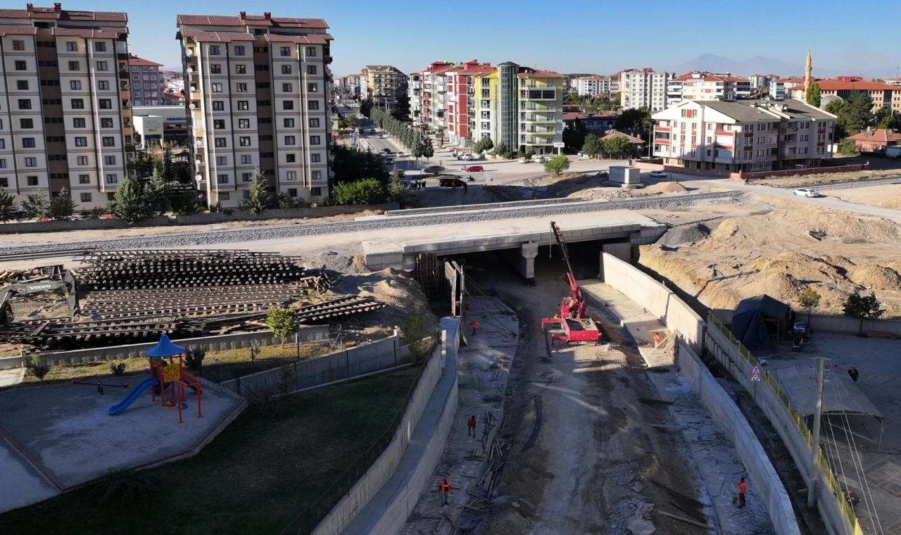 Ereğli’de Karaman-Ulukışla hızlı tren hattına yakın mercek