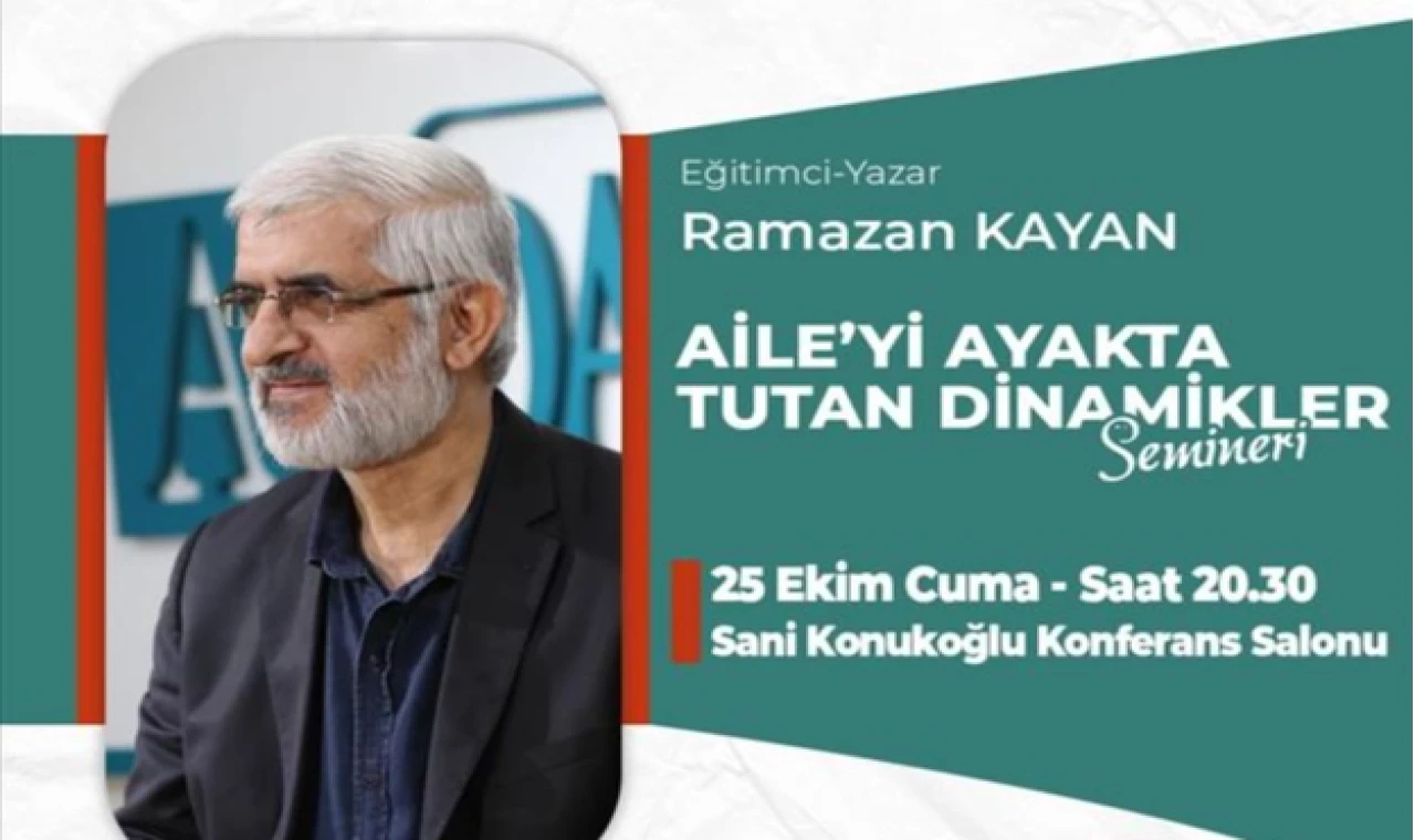 İnegöl’de “Aileyi Ayakta Tutan Dinamikler” semineri düzenlenecek