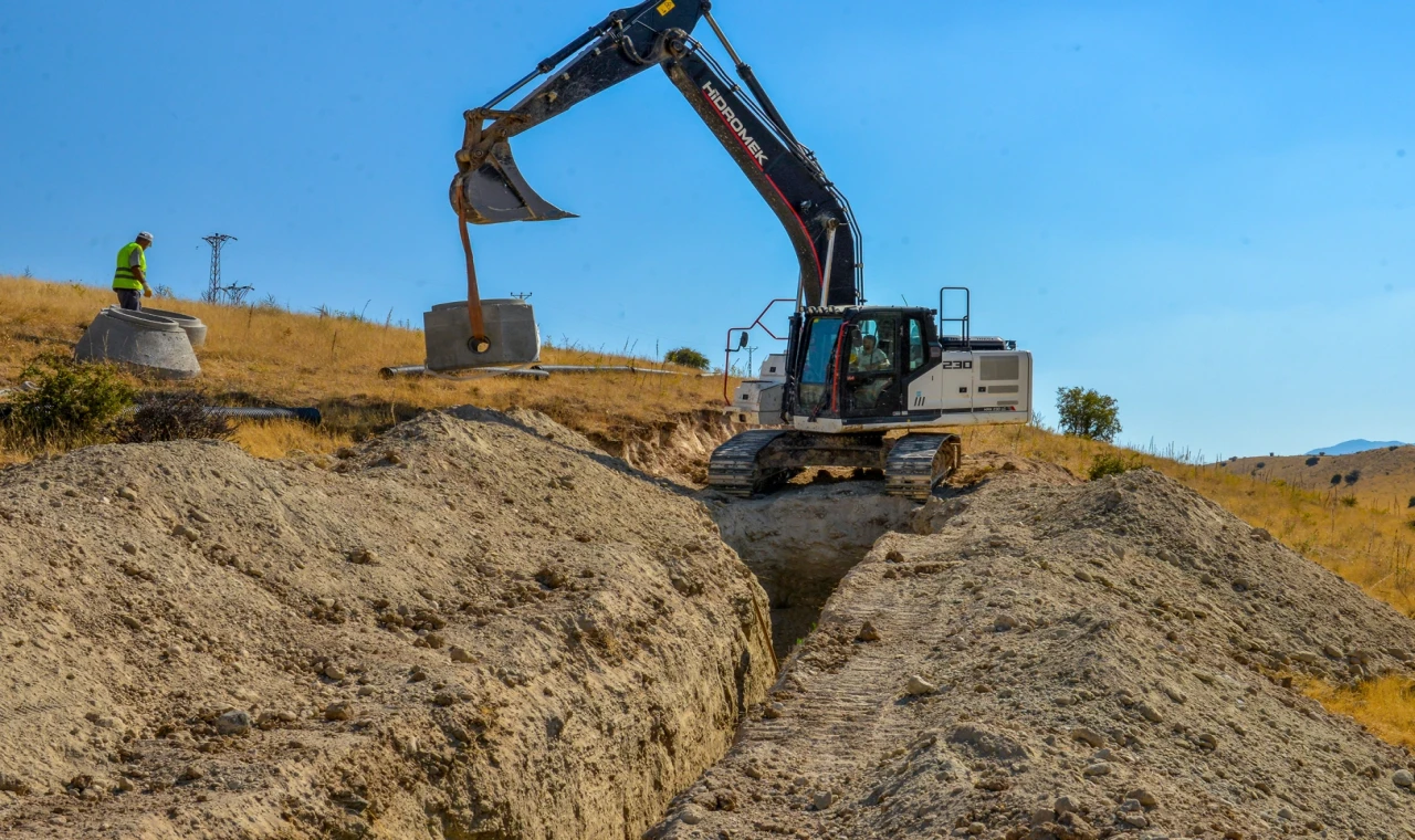 Malatya’da Akçadağ Dedeköy’e 3 bin 700 metre altyapı