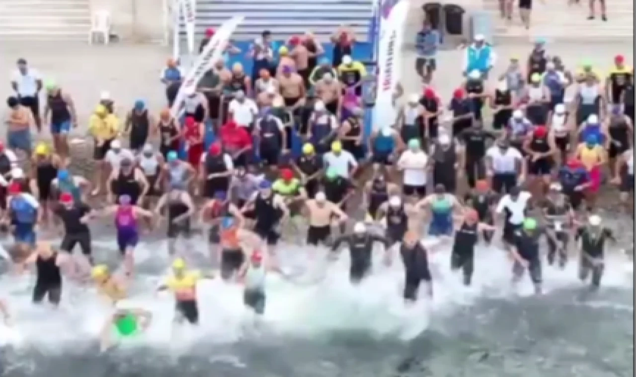 Mudanya’da triatlon coşkusu