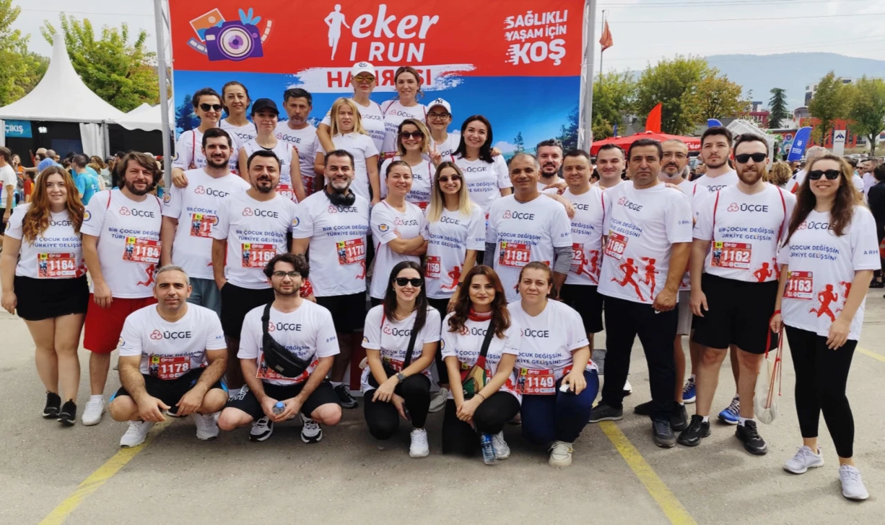 ÜÇGE de ’Eker I Run Koşusu’nda iyilik peşinde koştu