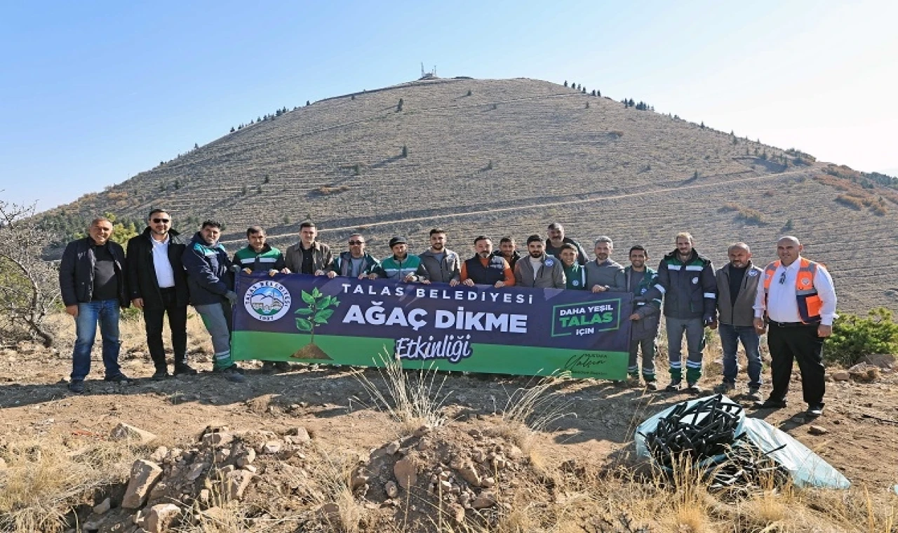 Kayseri Talas’ta ağaç seferberliği