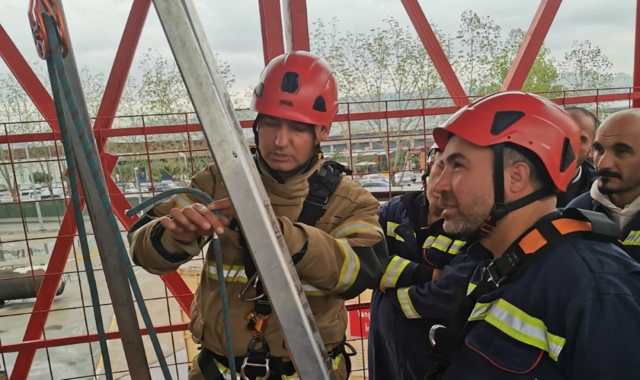 Kocaeli İtfaiye’den MİMAŞ personeline eğitim