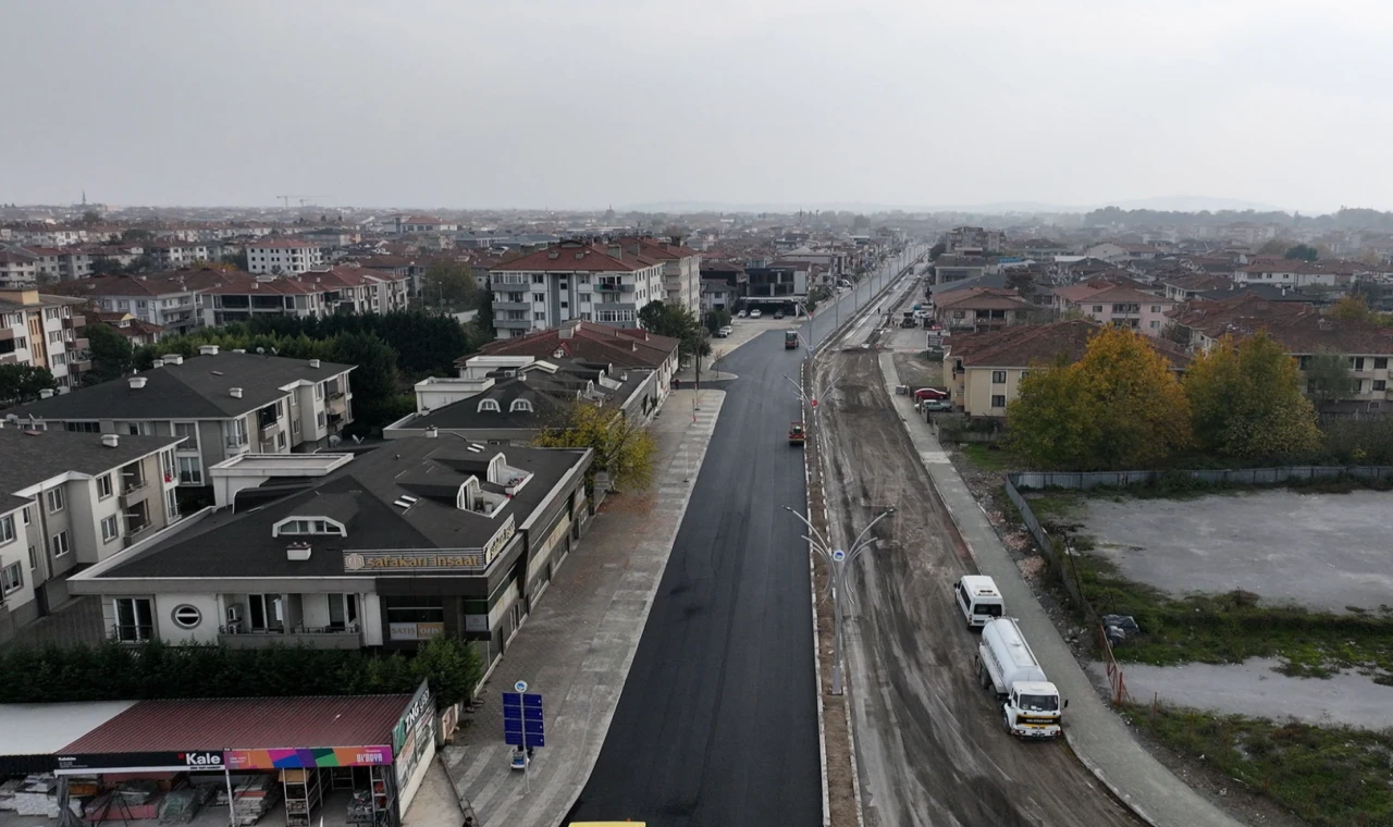 Sakarya’dan Ahmet Yesevi Caddesi’ne yenilik çalışması