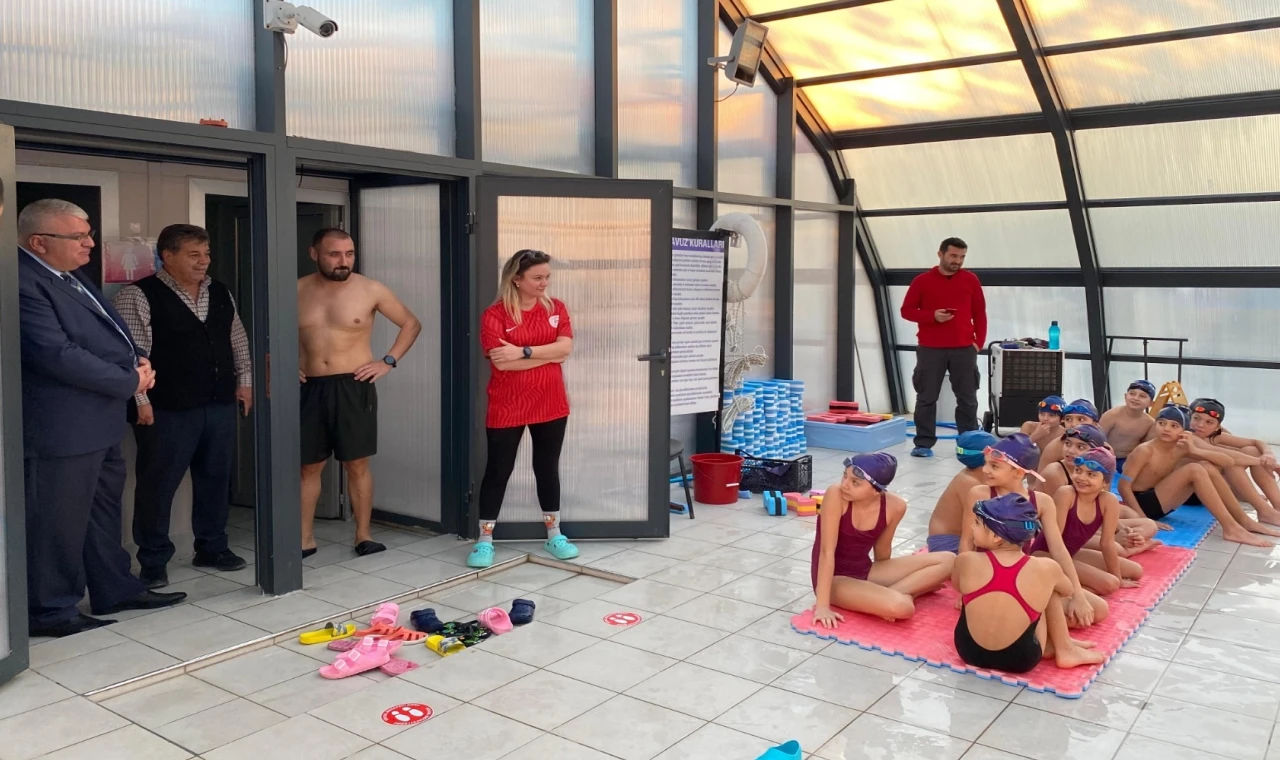 Antalya Kumluca’da Kaymakam Güneş’ten sportif ziyaret