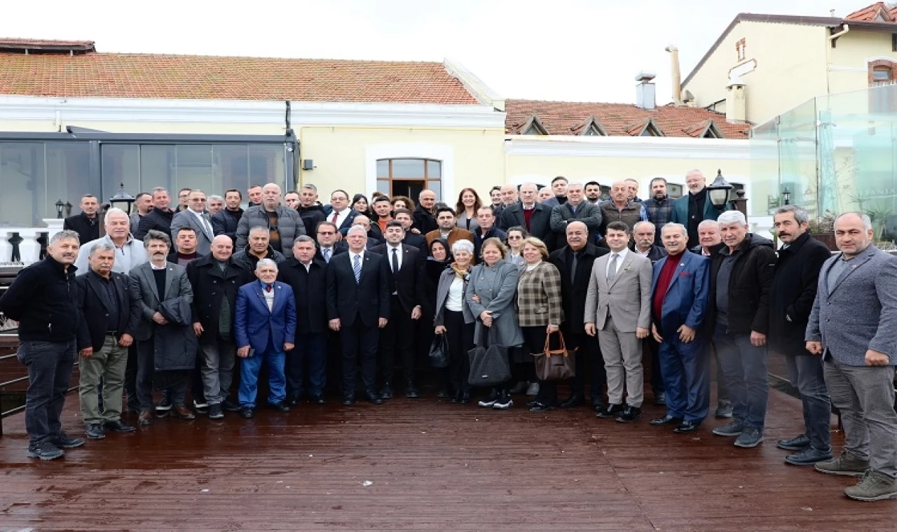 Bursa Mudanya’da muhtarlarla ortak akıl toplantısı