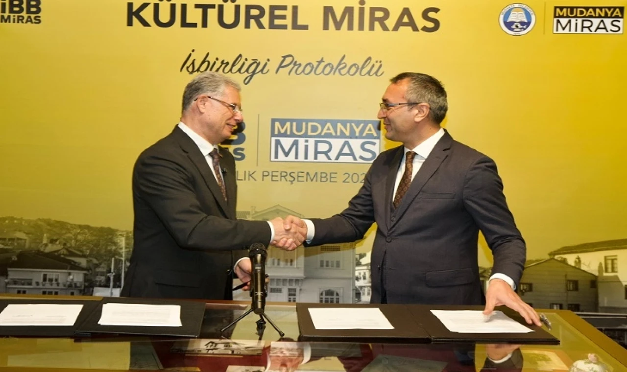 İstanbul’dan Bursa’nın kültürel mirasına bir protokol de Mudanya’da