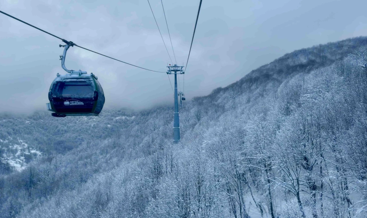 Karatepe’de teleferik keyfine kaldığı yerden devam