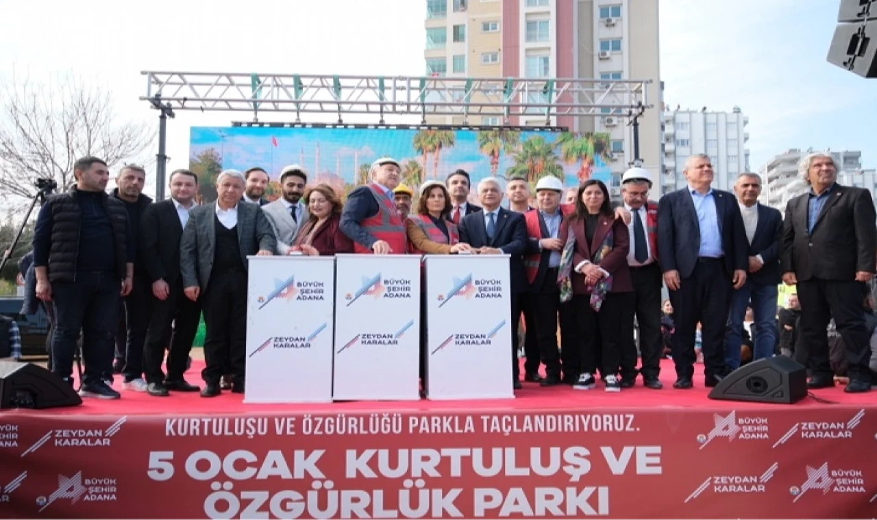 5 Ocak Kurtuluş ve Özgürlük Parkı’nın temeli atıldı