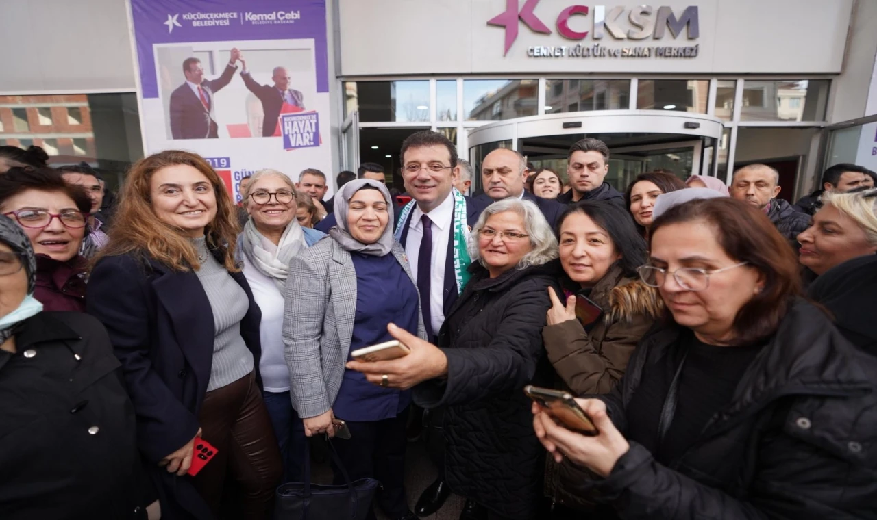 Başkan İmamoğlu Küçükçekmece’de STK’larla buluştu