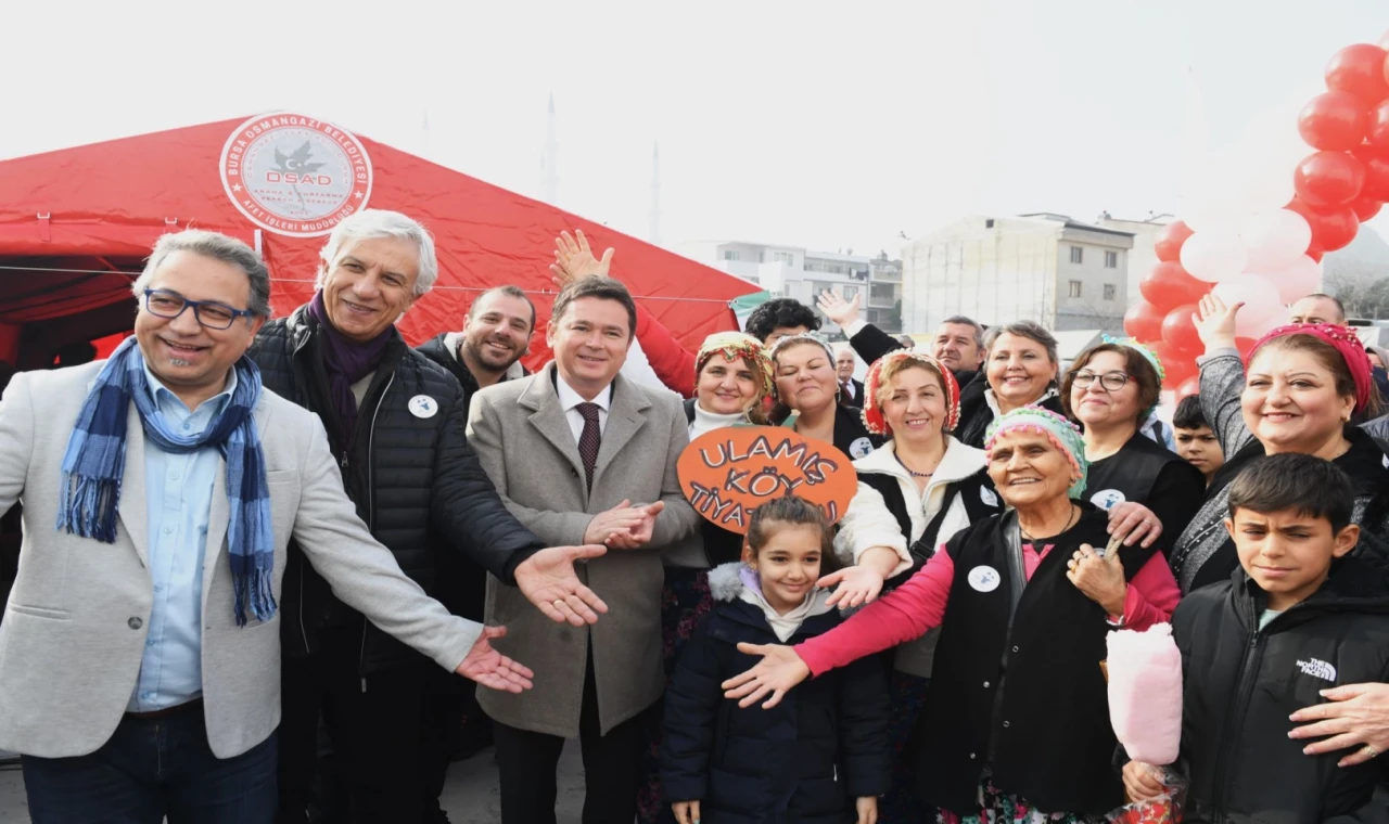 Bursa Osmangazi’de sanat ve kütüphane çadıra taşındı