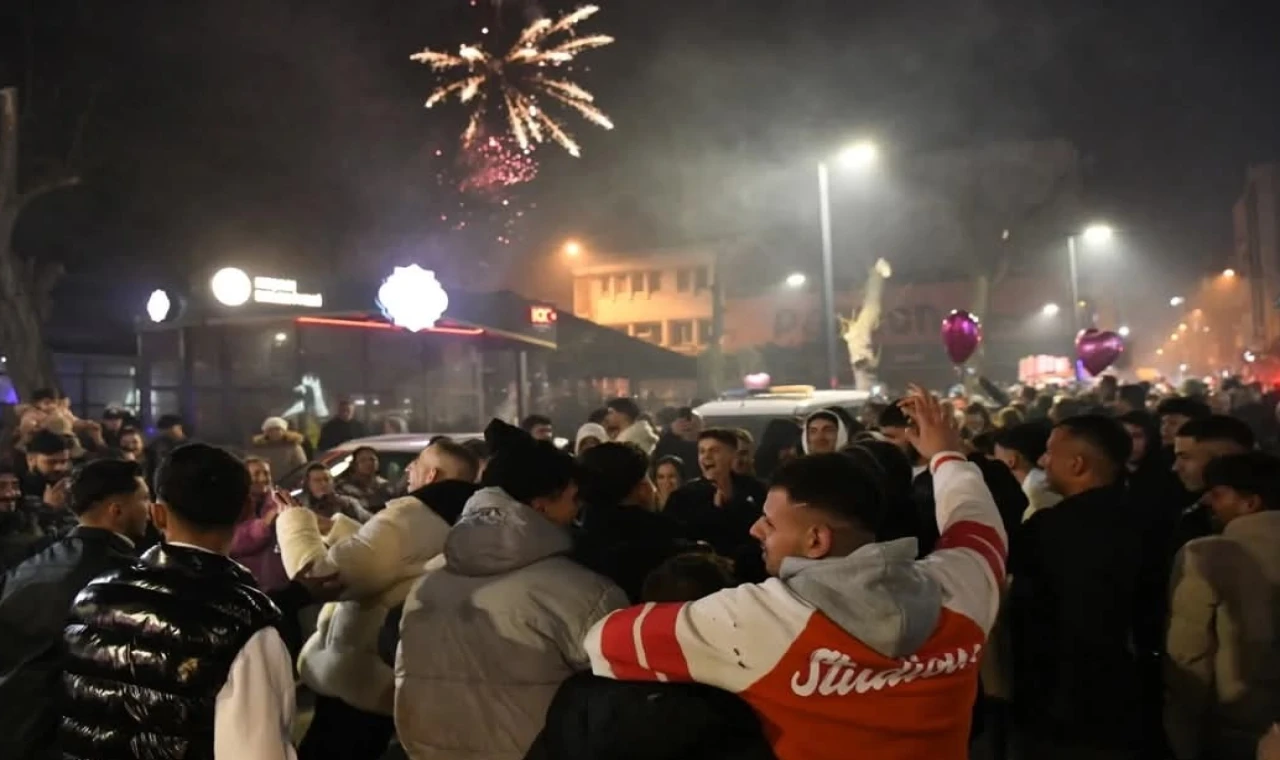 Edirne Keşan’da yılbaşı coşkusu