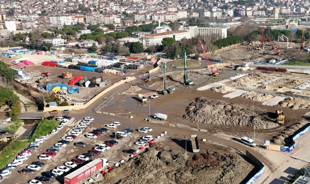 Kocaeli’de Körfezray Metro projesi hızla ilerliyor