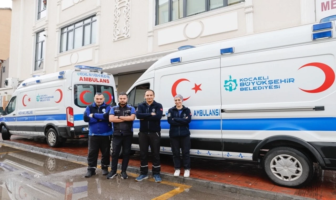 Kocaeli’nde 2024’te 48 bin kişiye ”Hasta Nakil Ambulans”