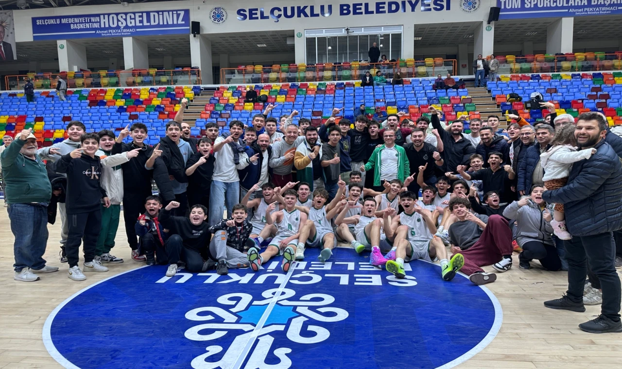 Konya Karatay U16’da potada bölge şampiyonluğuna gidiyor