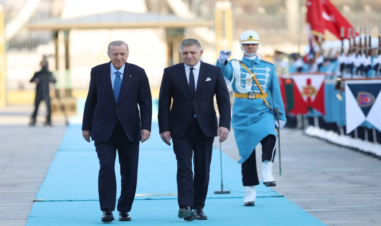 Slovakya Başbakanı Fico Ankara’da... Erdoğan: Önceliğimiz Suriye’nin istikrarı