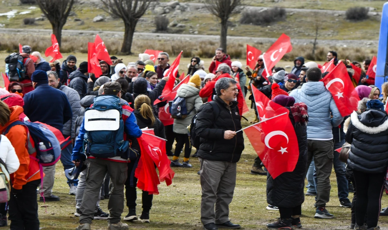 Başkentliler doğa yürüyüşünde buluştu