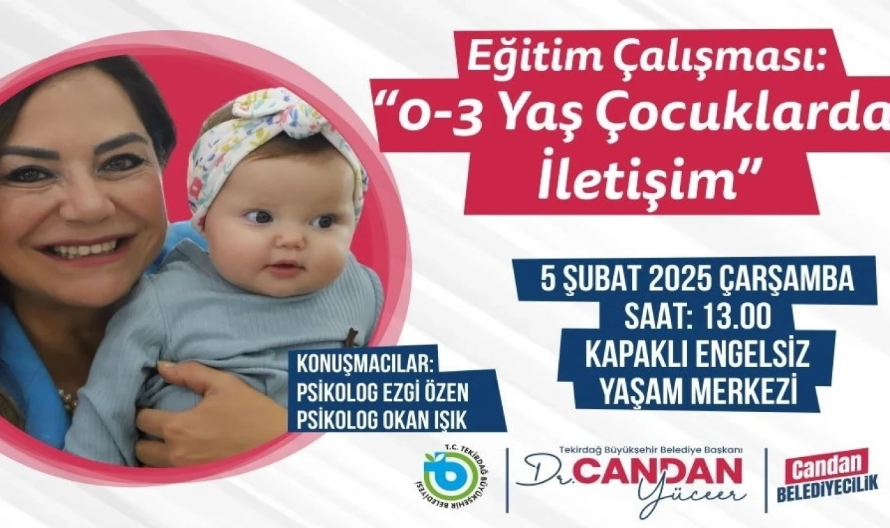 Belediyeden bebeklere iletişim eğitimi!