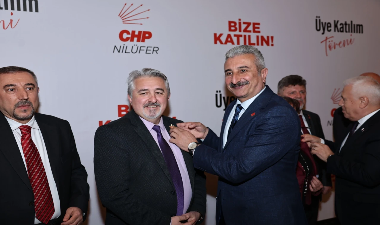 Bursa Nilüfer’de CHP’ye 450 yeni üye