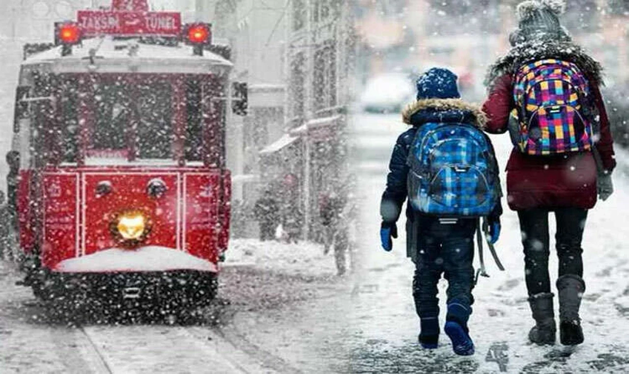 İstanbul ve Tekirdağ’da eğitime kar engeli!