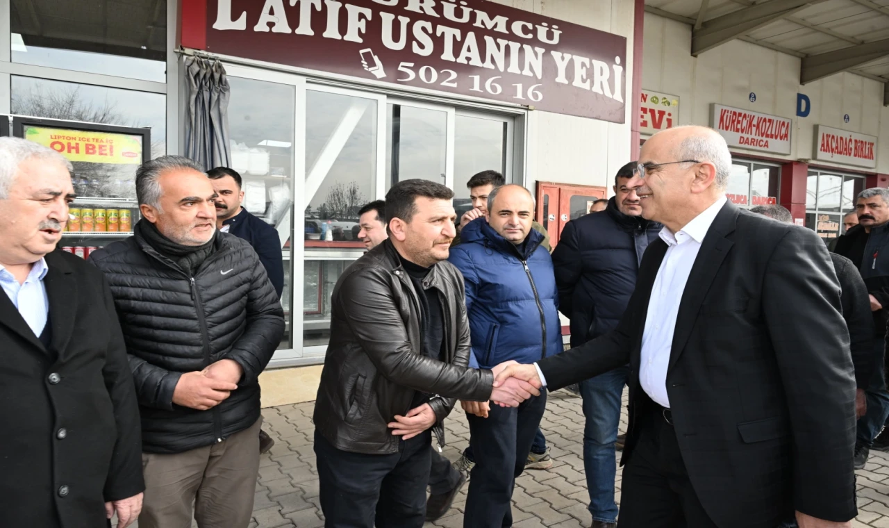 Malatya’da Başkan Er, terminal esnaflarıyla bir araya geldi