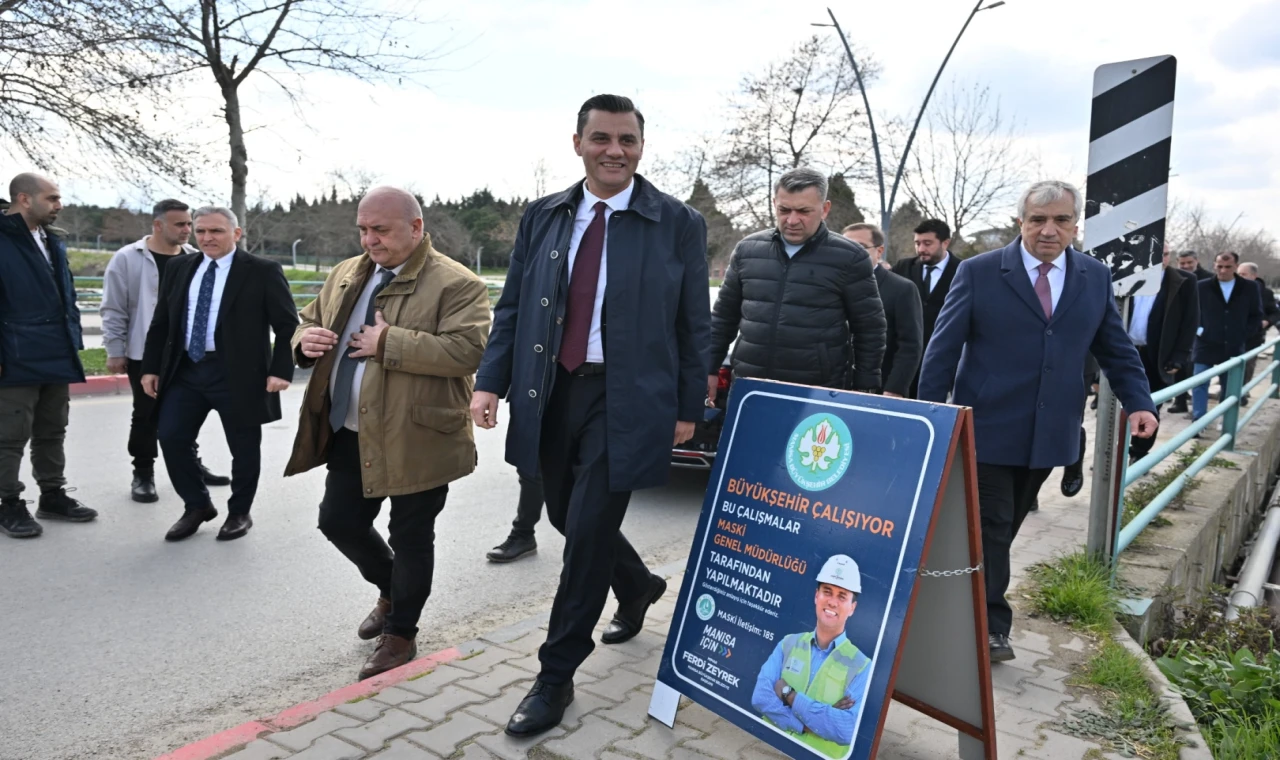 Manisa’da Başkan Zeyrek, Irlamaz Vadisi’nde incelemelerde bulundu