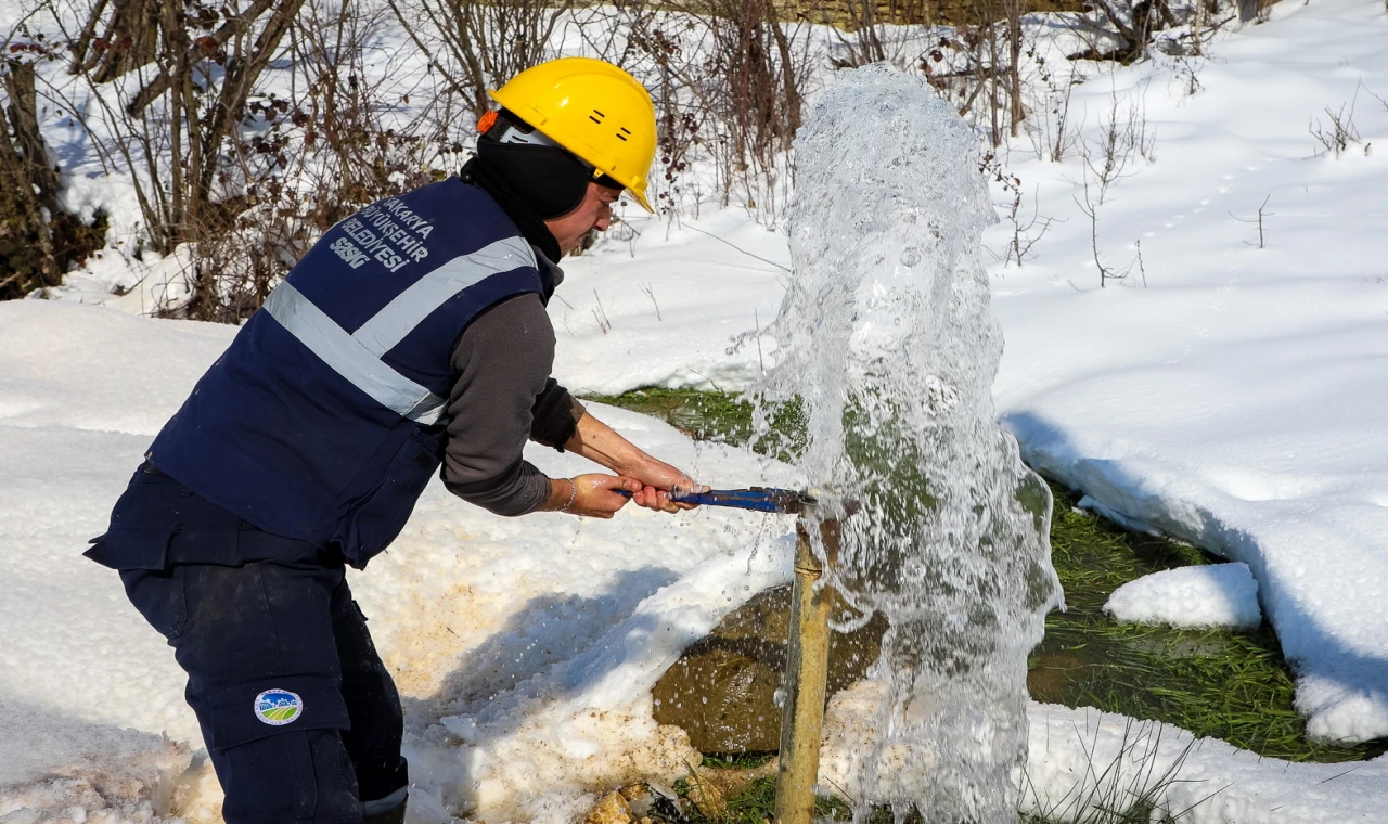 Sakarya’da kış şartlarına karşı altyapı hatları güvende