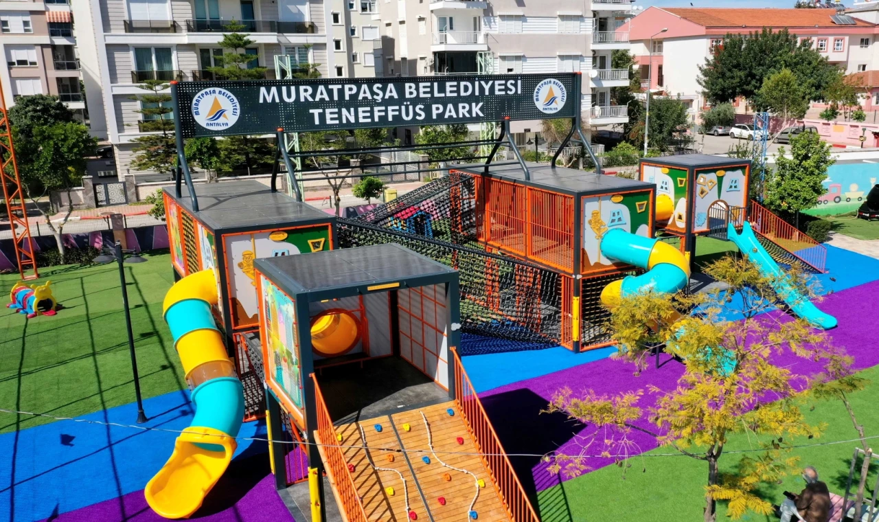 Antalya’da Teneffüs Park’a yeni oyun parkuru