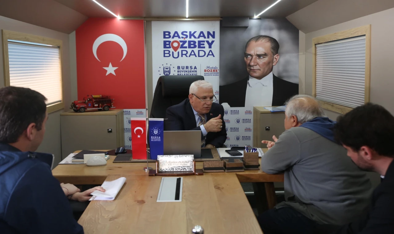 Bursa’da Başkan Bozbey makamını Hamitler’e taşıdı