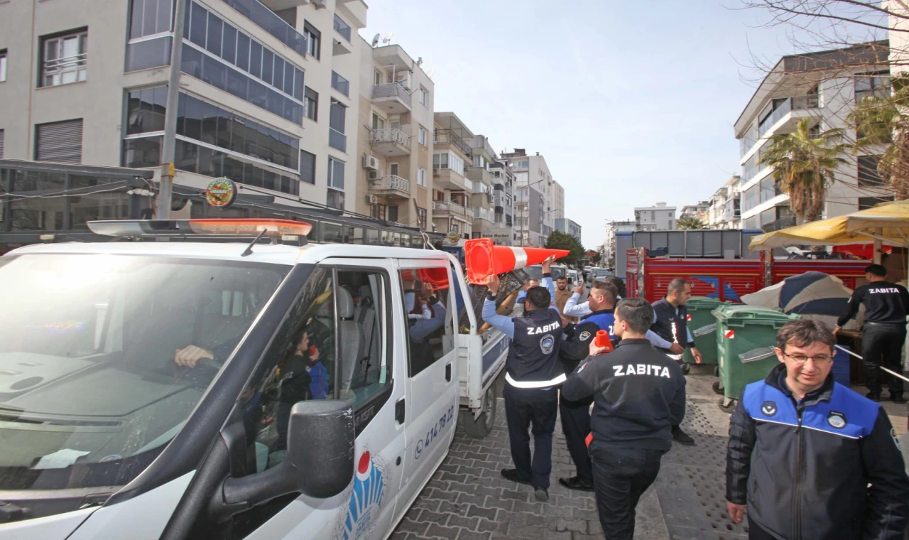 Konya Karabağlar Belediyesi kaldırım işgallerini bitirmeye kararlı