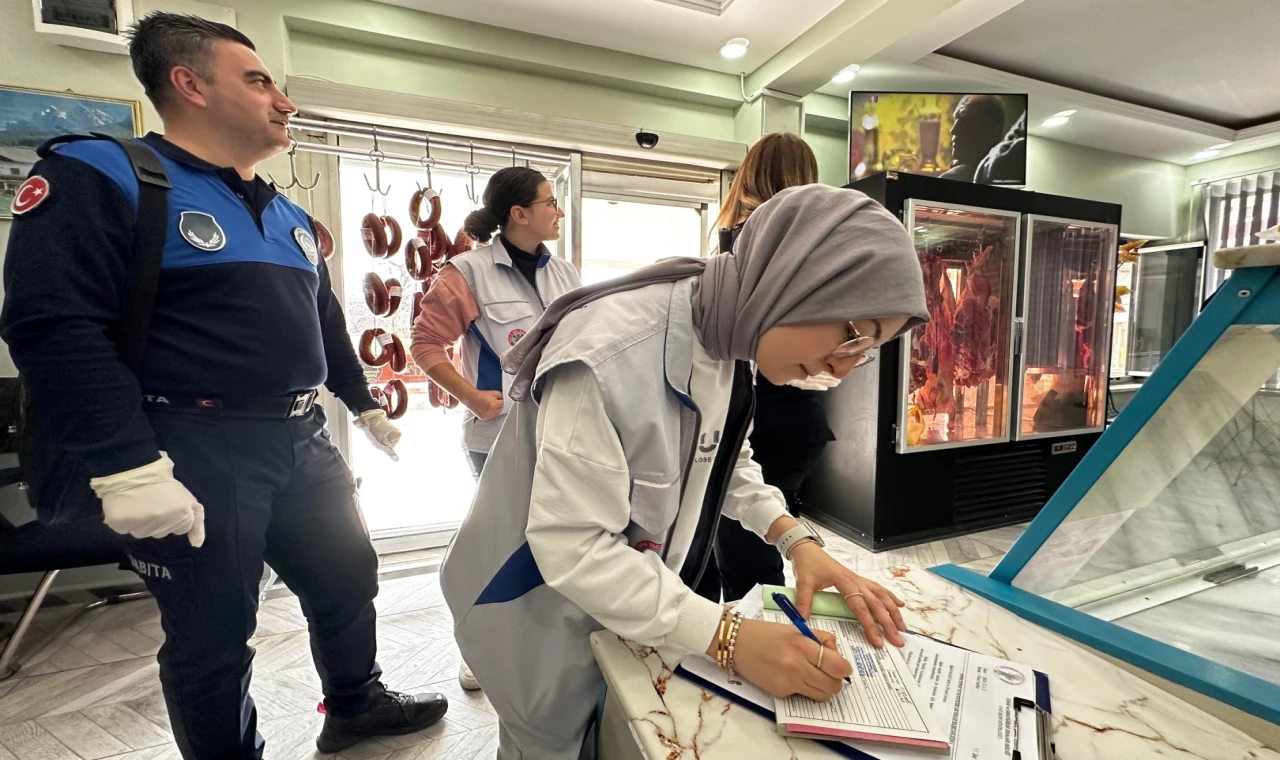 Manisa Soma’da kasaplara hijyen denetimi