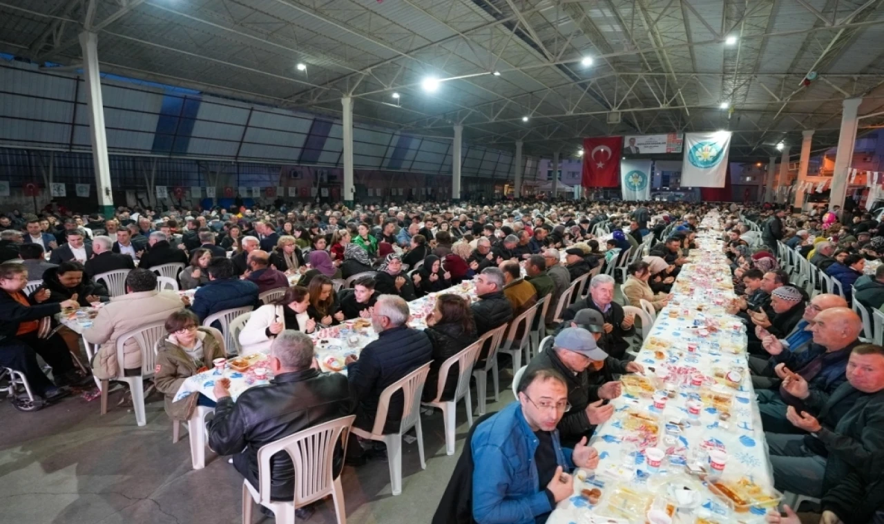 Manisa’da Bereket Sofrası Saruhanlı’da kuruldu