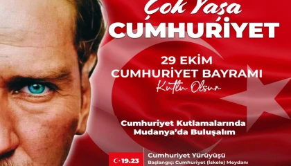 Cumhuriyet’in 101. yaşı Mudanya’da coşkuyla kutlanacak