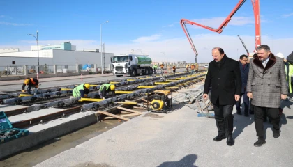 Başkan Altay Tramvay Hattı Projesi’ni yerinde inceledi