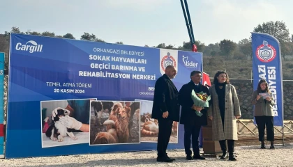 Bursa Orhangazi’de ’Sokak Hayvanları Rehabilitasyonu’ için temel atıldı