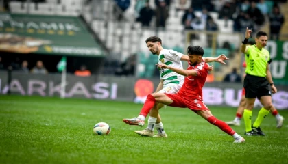 Bursaspor namağlup liderliğini sürdürüyor