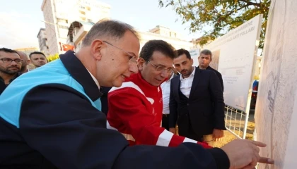 Çalık, projeleri İmamoğlu ile yerinde inceledi