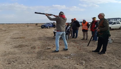 Edirne Enez’de trap atışları yapıldı