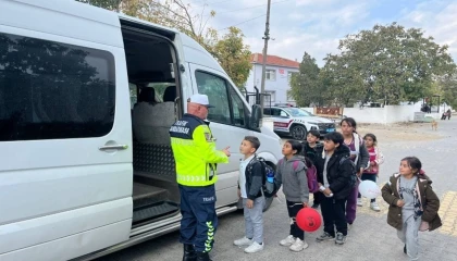 Edirne’de okul servis araçları titizlikle denetleniyor